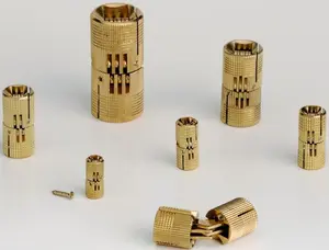 212 MAIN 10 mm Solid Brass Barrel Hinge, Compact, Invisible, Easy Install, Full Swing, Totally Hidden for Sailing Water Sports