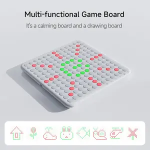 Calming Board, Sensory Learning Toy,Pixel Drawing Board Without Internet Connection, Strategy Game Casual Interactive for Relieve Stress, Science Activities Educational Toy for Girls Boys