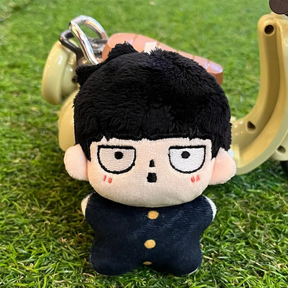 Kageyama Shigeo Plush Doll Keychain Bag Pendant Anime Mob 100 Figure Reigen Arataka Plushies Kawaii Stuffed Toy Collection Gifts