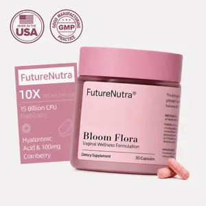 FutureNutra Professional Women's Probiotics - Juicy Feminine Intimate Health, Supports Healthy pH Balance & Fresh Scent, Intimate Comfort, Contains Cranberry, Inulin & Hyaluronic Acid - 1 Cap/Day