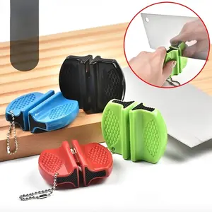 5 Pack Portable Outdoor Sharpening Stone Multifunctional Double Sided Knife Sharpener for Camping Hunting Fishing