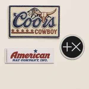 Western Cowboy Patch Set – 3 Pack Embroidered Iron-On Badges