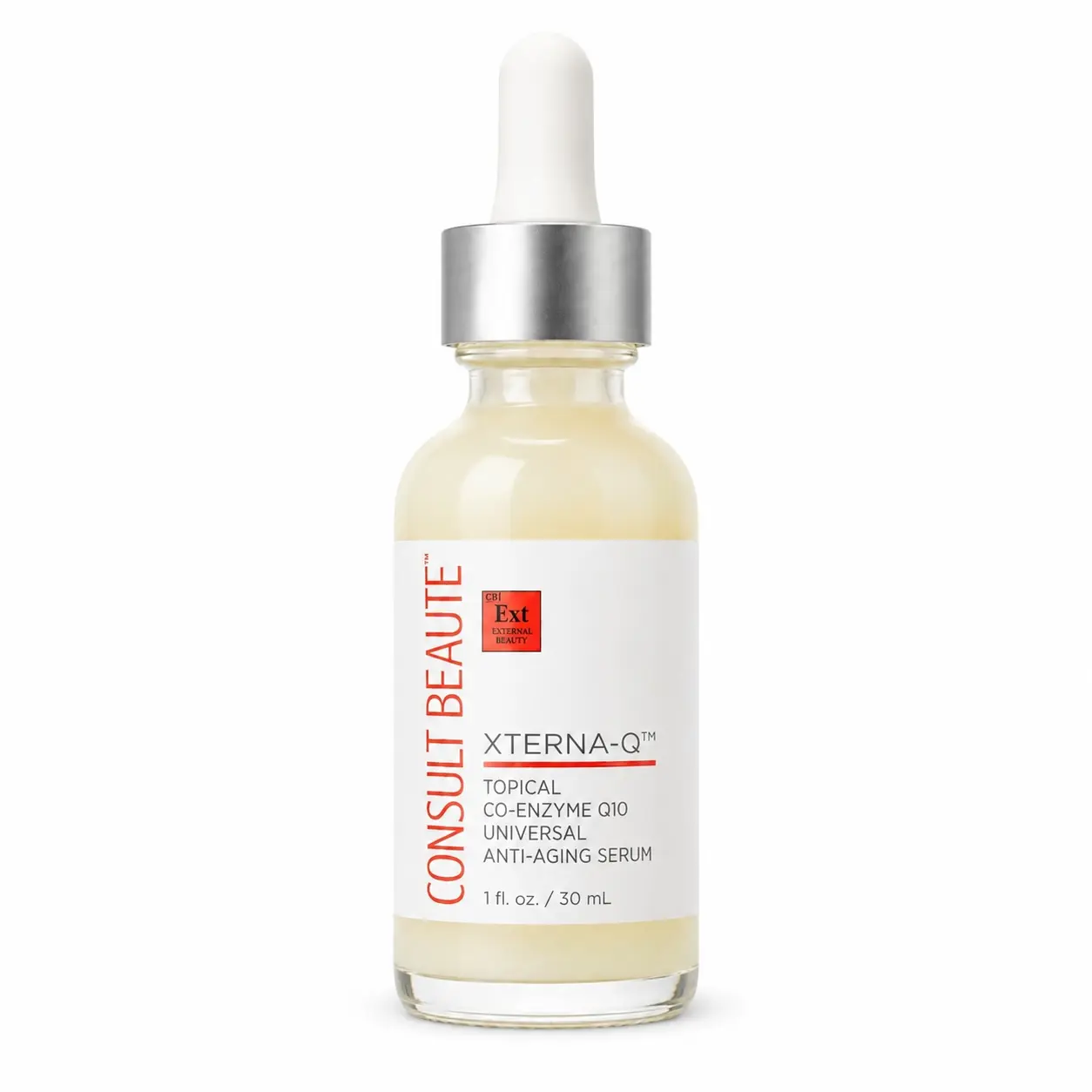 XTERNA-Q Topical Co-Enzyme Q10 Serum Antioxidant Skin Defense Radiance Boost Lightweight Firming Deep Hydration Smooth 1 oz