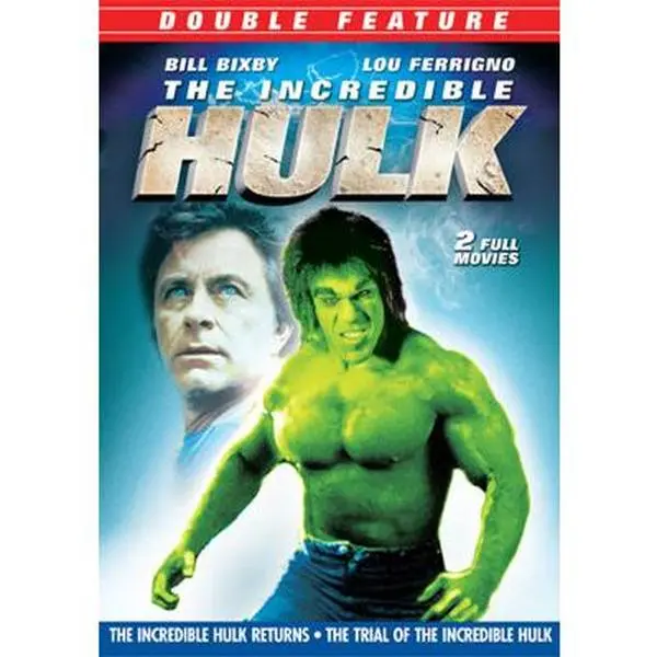 Used Book - The Incredible Hulk Returns/The Trial of the Incredible Hulk (DVD) - English, Lou Ferrigno, Bill Bixby Double Feature