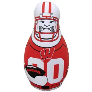 212 MAIN Vinyl Bounce Back Tackle Buddy Punching Bag (24x40") - Inflatable Bag with Vinyl Shell, Punching Target, Home Supplies Storage & Organizer Accessory for Team Themed Pre-Game Fun