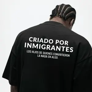 Raised By Immigrants Hoodie – Inspirational Back Print Sweatshirt Celebrating Children of Immigrant Families and Their Legacy of Strength Latino Ver