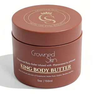 2026 King Body Butter Cologne - Warm and Sensual,Jars with Shea & Jojoba for Radiant Hydrating Fragrance,Deeply Nourishing, Lightweight Hydration with Almond Oil, Jojoba Oil & Vitamin E – Natural Moisturizer for Soft, Radiant Skin –4.4oz