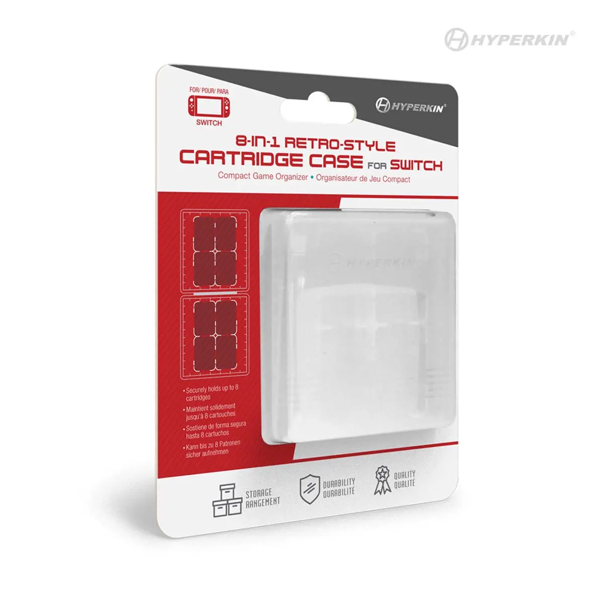 Hyperkin 8-in-1 Retro-Style Cartridge Case for Nintendo Switch