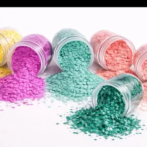 Reese & Riley Co. Velvet Bundle- set of 6 Premium Glitter Chunky Mix for Resin Art Tumblers Nails Freshies Slime DIY Crafts Kids Art Projects High Shine Finish