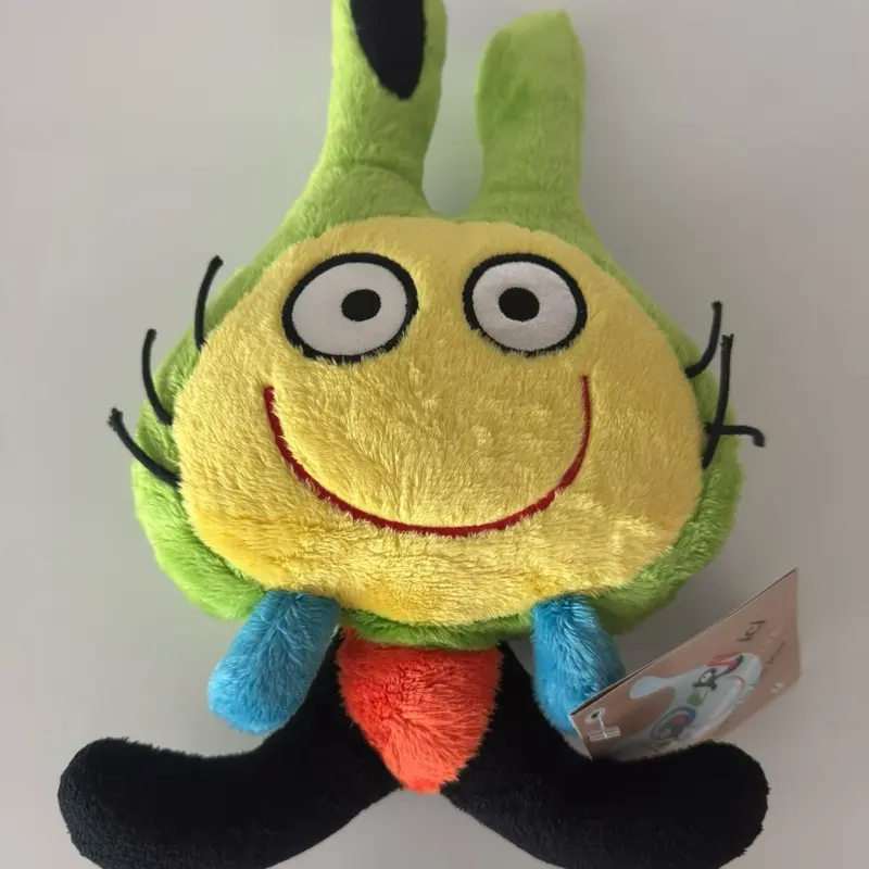IBBO Joan Miro Contemporary Art Inspired Soft Velboa Fabric Bunny Toy - 10” x 7” Artist Made Plush, Kids Room Decoration, Stress Relief Tool for Kids, Sensory Calming Fidget, Fine Motor Skills Aid