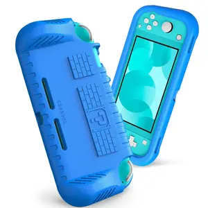 Case for Nintendo Switch Lite 2019 with Game Card Slots - [Ultralight] Shockproof Protective Cover with Ergonomic Grip, Friendly Grip Case for Switch Lite Console, Blue