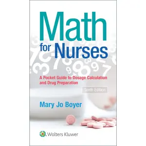 USED-Math for Nurses: : A Pocket Guide to Dosage Calculations and Drug Preparation by Boyer, Mary Jo (Paperback)