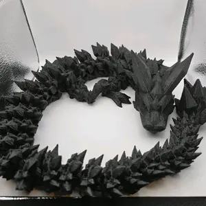 3d crystal dragon, variety of colors. about 32inches long