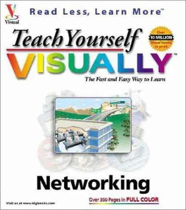 USED Book - Teach Yourself Networking Visually (Idg's 3-D Visual Series) by Paul Whitehead (Paperback) - english