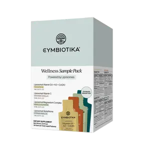 Cymbiotika Bestsellers - 12-Pack - Liposomal Variety Pack - Liquid Glutathione, Magnesium, Vitamin C and D3+K2 Supplements - High Absorption