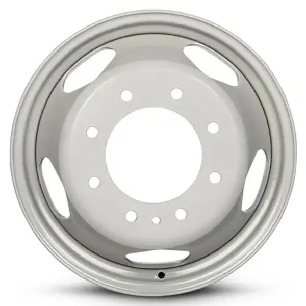 General Motors Silver 5-Hole 17x6.5 Steel Wheel [08094] for Chevrolet Silverado, GMC Sierra 3500 Pickup (2011-2023) Front/Rear Auto Replacement Wheel Rim