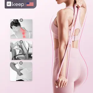Keep Resistance Bands Figure 8 Exercise Bands for Women 8 Shaped TPE Material for Arms Chest Expander Yoga Gym Fitness Muscle Training Equipment Stretching Gear Latex Free Elastic