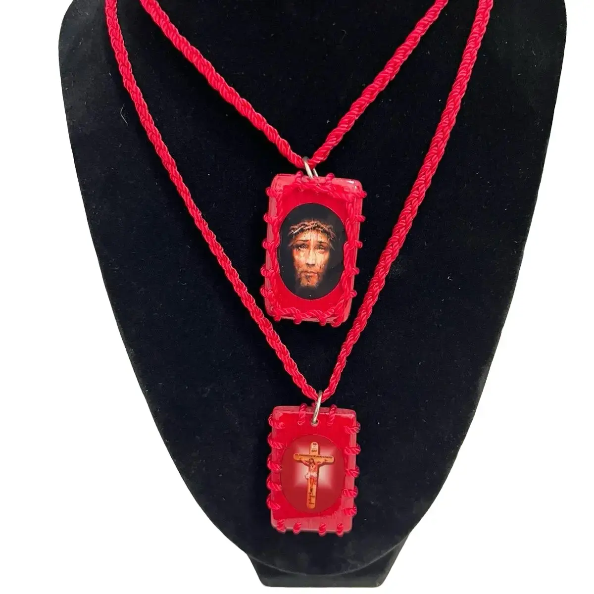 religious scapular necklace