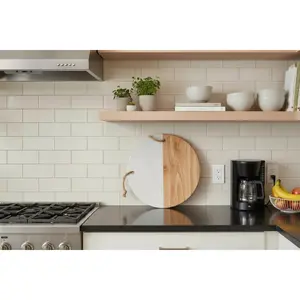 Marble Serving Tray 25x25x1.3cm – Serving Tray for Snacks & Drinks