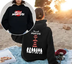 Babymonster Hello Monster World Tour 2025 Hoodie, Hello Monsters World Tour Hoodie, Album, Babymonster Ruka, Asa, Pharita Graphic Hoodie, Concert Merch, Men Gift and Women Gift