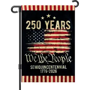12x18 Inch250     for Outside,250    with Stars Stripes 1776-2026,250th  America Semiquincentennial Commemorative Patriotic 4th of July Decorations Yard Sign   Waterproof 250 Year