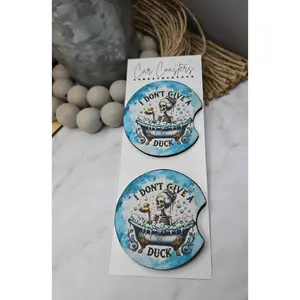 Give A Duck Car Coasters