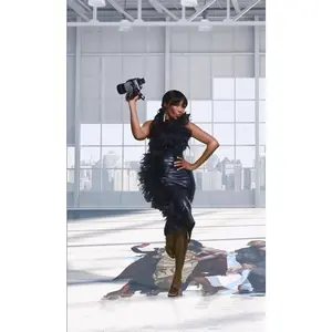 Cynthia Bailey (Actor) in Leather Dress