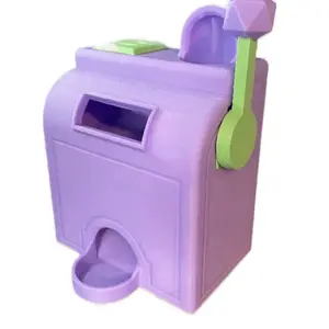 Macron Flash Jackpot Jingle Slot Machine Dice Roller Tower for D&D Tabletop Gaming Essential Red Tower with Dice