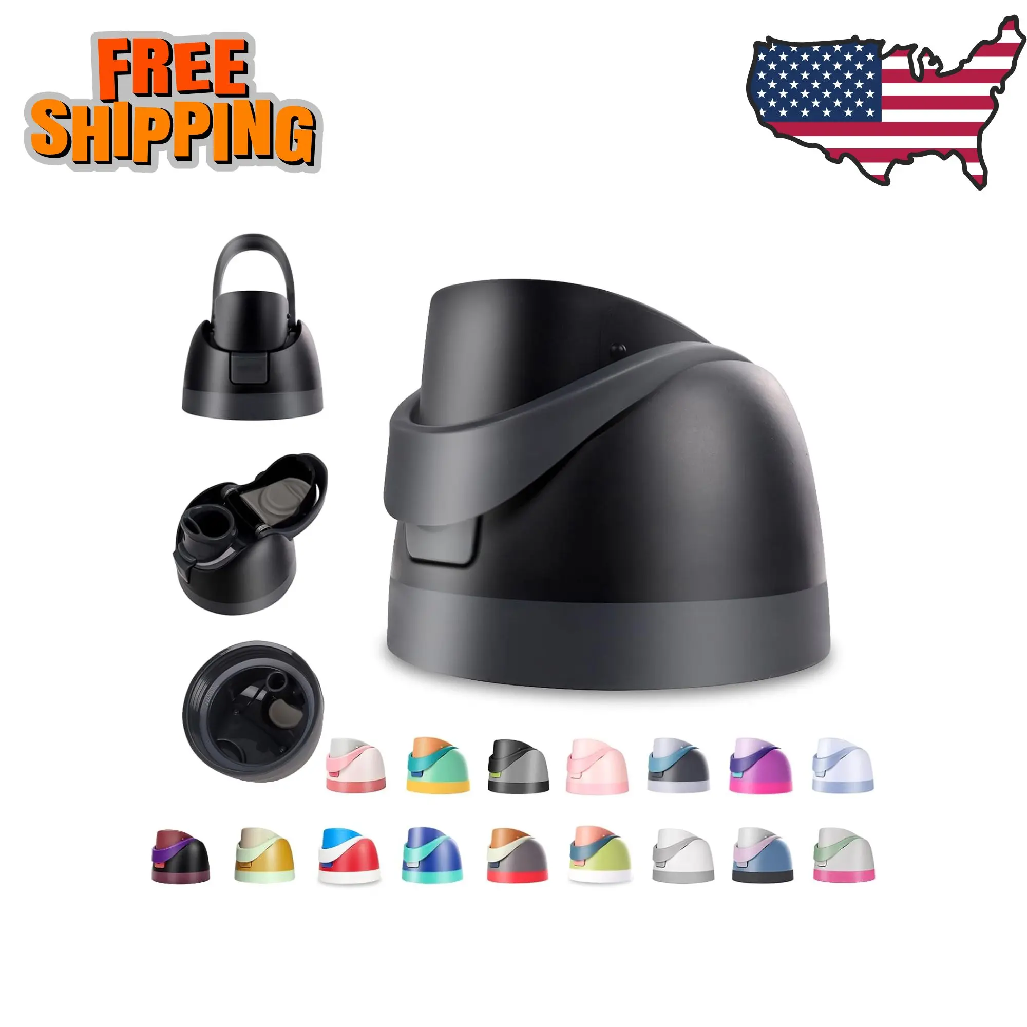 Replacement Lid for Owala Freesip, Compatible with Owala Freesip Water Bottle 16oz 24oz 32oz 40oz