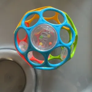 Colorful Baby Teether Rattle Ball, 1 Count Soft Baby Tactile Training Balls, Baby Grasping Ball Toys, Newborn Birthday Gifts, Soft Ball Design, Magic Ball