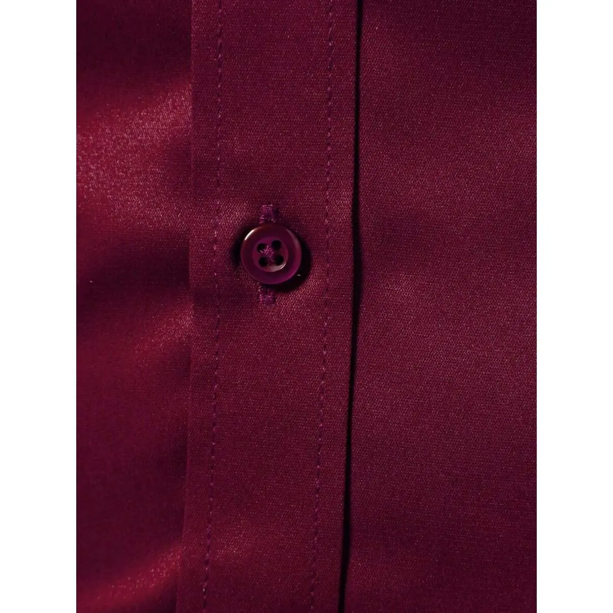 strapless open back dress Made-in-Canada Dark Red Butcher Stripe Broadcloth Button Down Shirt -  Classic Fit