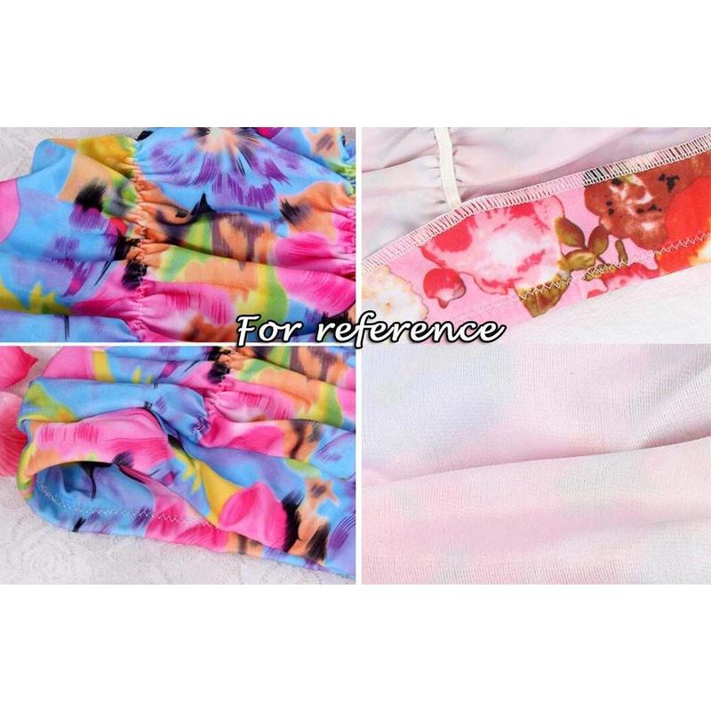 Swim Caps Waterproof Swimming Cap, flowers & butterfly, 2 Pack