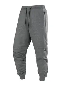 Men's Jogger Pants with Elastic Waistband, Drawstring, Zipper Pockets, Ideal for Fitness & Running, Soft Texture, Perfect Gift