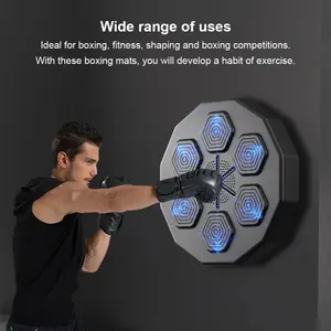 Electronic Music Boxing Machine Intelligent Training Boxing Game Trainer Wall Mounted Boxing Pad Bag Professional fitness equipment for building muscles and strengthening your physique