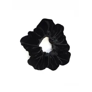 Rochelle Black Velvet Scrunchie
