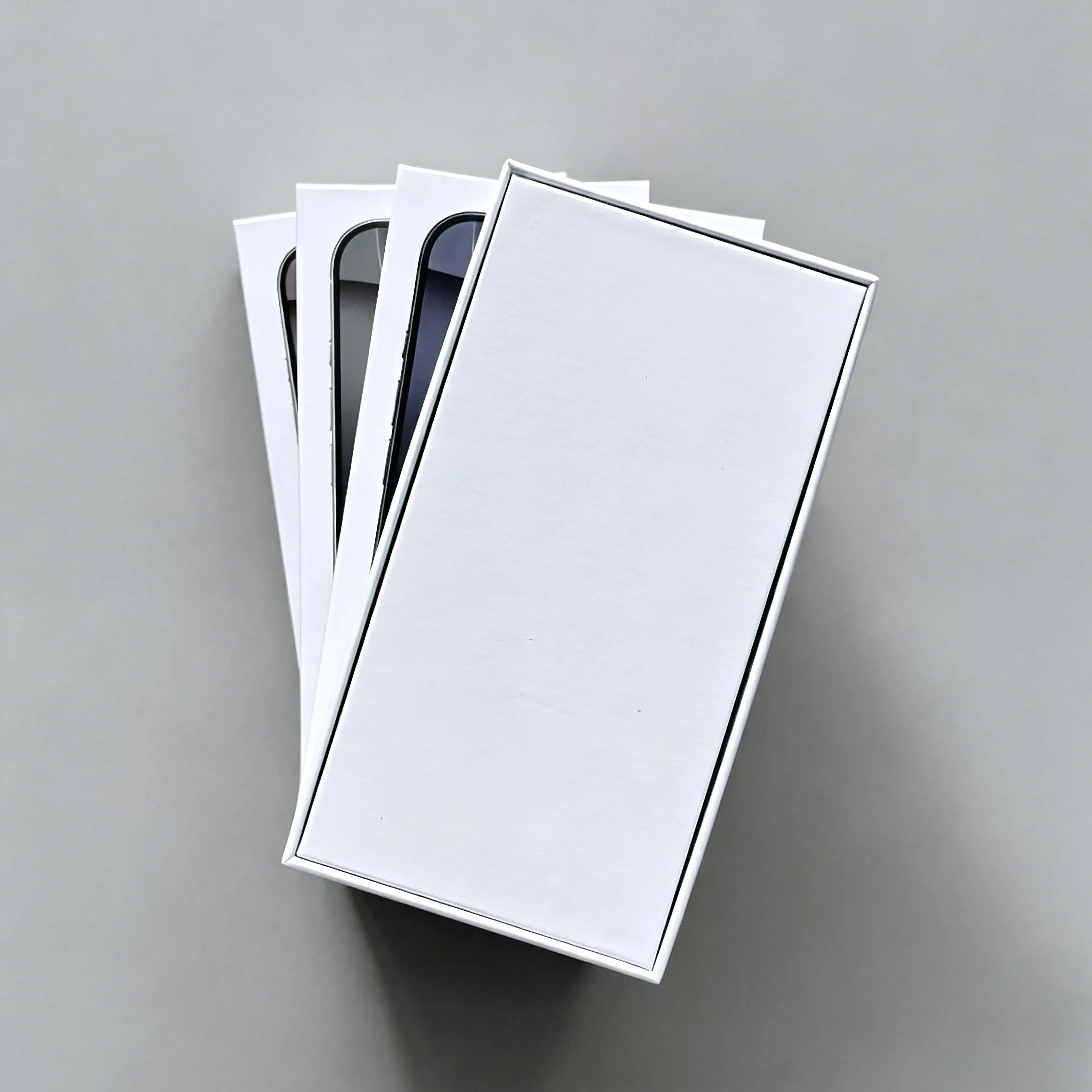 Empty Packaging box for Mobile Phone 18 17 16 15 14 13 12 Pro Plus Promax Phone Boxes with Seal Manual & Tray Card