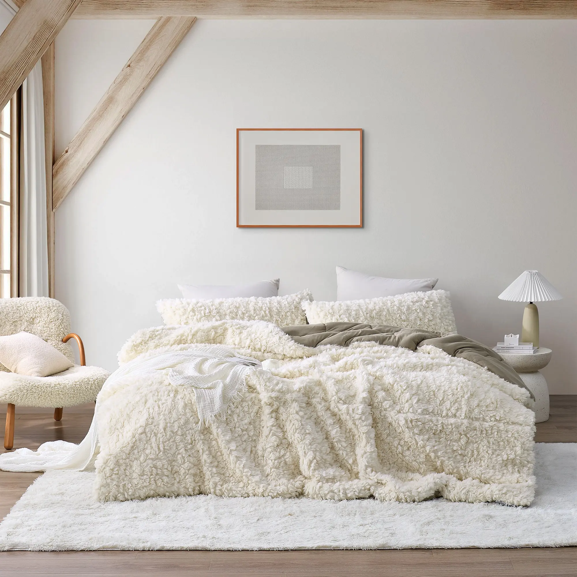 Creamy Clouds - Coma Inducer Oversized Comforter - Natural