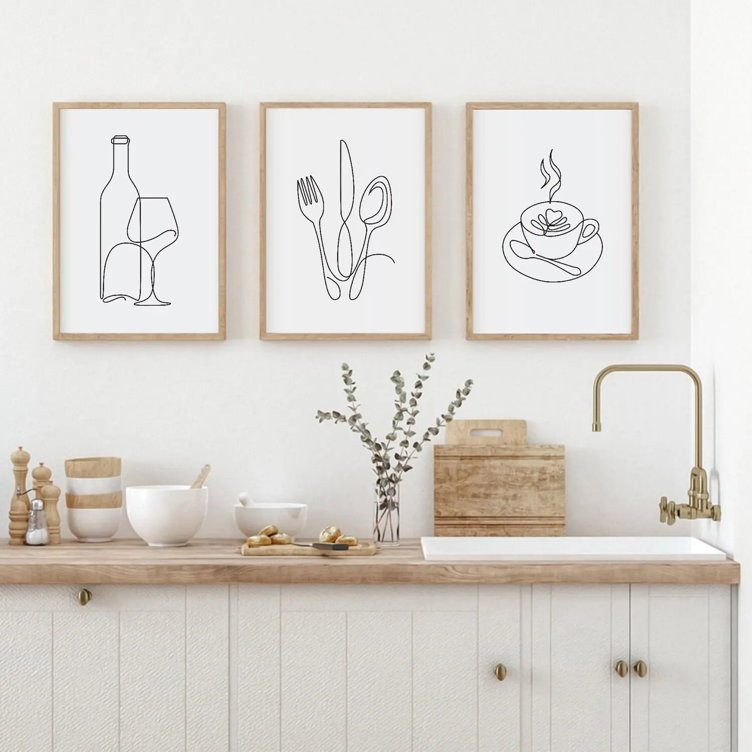 Kitchen prints set of 3 kitchen decor, kitchen wall decor, kitchen wall art, kitchen art, kitchen decor wall, dining room wall décor