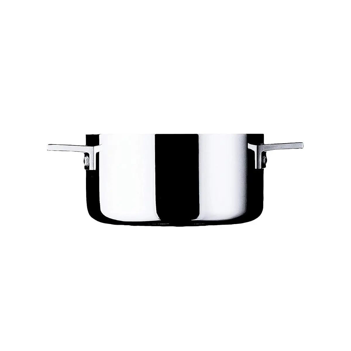 Mepra Attiva, Made in Italy, 20cm 2.6 Qt, Deep Casserole Pot With Lid 18/10 Stainless Steel Aluminum Core Induction Compatible Dishwasher Safe