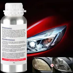 800g Auto Headlight Restoration Liquid,  Headlight Scratch Restoring Fluid Headlight Repair Polish Cleaner, Headlight Restoration Kit Refill Bottle for Polishing, Restoring Dull Yellow Headlamp