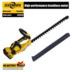 Cordless Electric Hedge Trimmer for Dewalt 20V MAX Battery (without Battery), 20-inch Electric Brush Edge Trimmer, Brushless Motor, Gift for Holiday Suitable for Garden, Yard, Shrub And Branch Trimming, And Indoor Plant Maintenance
