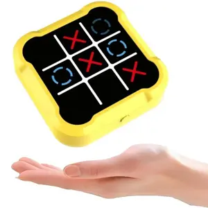 Tic Tac Toe Electronic Chessboard, Multifunctional Handheld Interactive Brain Game, Parent-child Fun Game Toy, Board Family Games, Tabletop Games