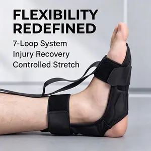 Segmented Yoga Stretching Strap, Leg Ligament Stretch Trainer, Split Dance Flexibility Training Belt, Leg Ankle Flexibility Extension Fitness Belt