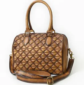 Duffel Genuine Leather women bag western Bag