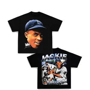 JACKIE ROBINSON TEE Print Short Sleeve T-Shirt