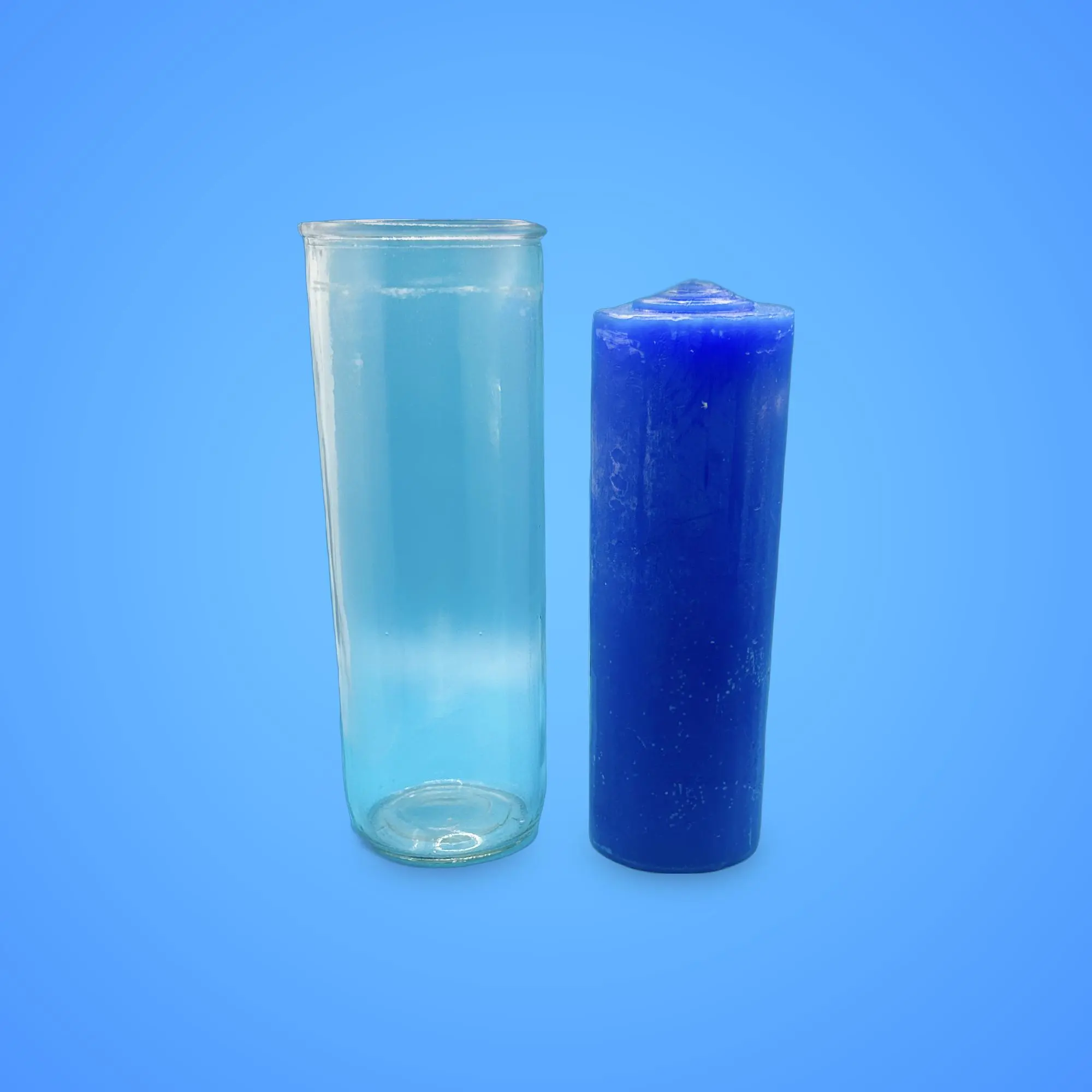 Pull out candle Blue Pull out candle Blue