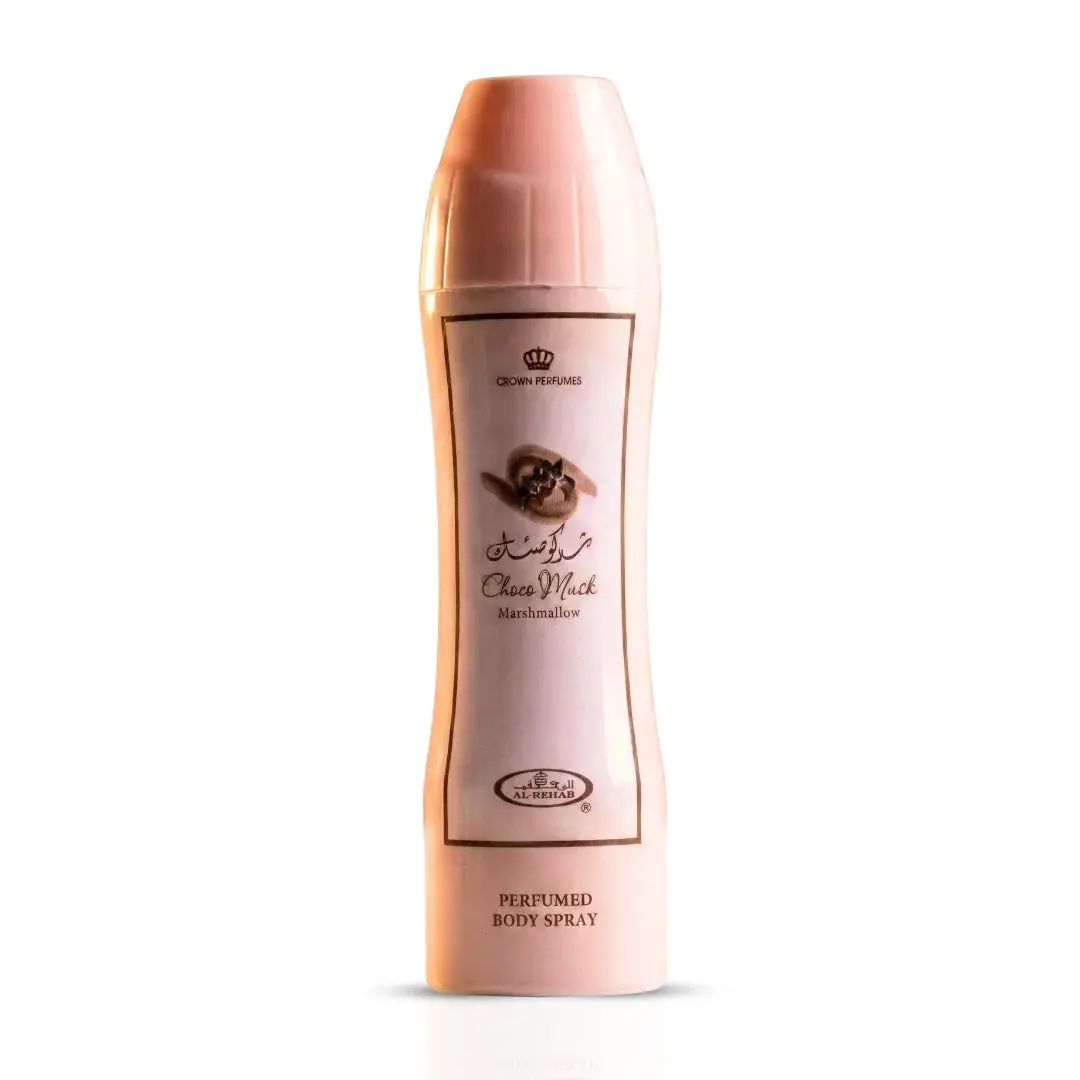 Choco Musk Marshmallow Perfumed Body Spray 200ml (6.6 oz) by Al Rehab
