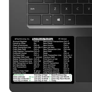 QuickBooks Desktop (PC/Windows) 2024 Keyboard Shortcuts Sticker