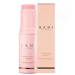 KAHI Wrinkle Bounce Multi Balm Stick – PDRN Collagen Anti-Aging Wrinkle Stick with Salmon Collagen & Jeju Fermented Oil – Multi-Use Balm for Face, Lips & Neck – Hydrating, Nourishing & Skin Repair Moisturizer