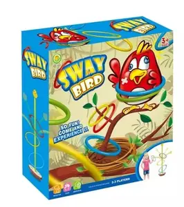 Hakam Sway Bird Wobbly Ring Toss Children Family Fun Game Set